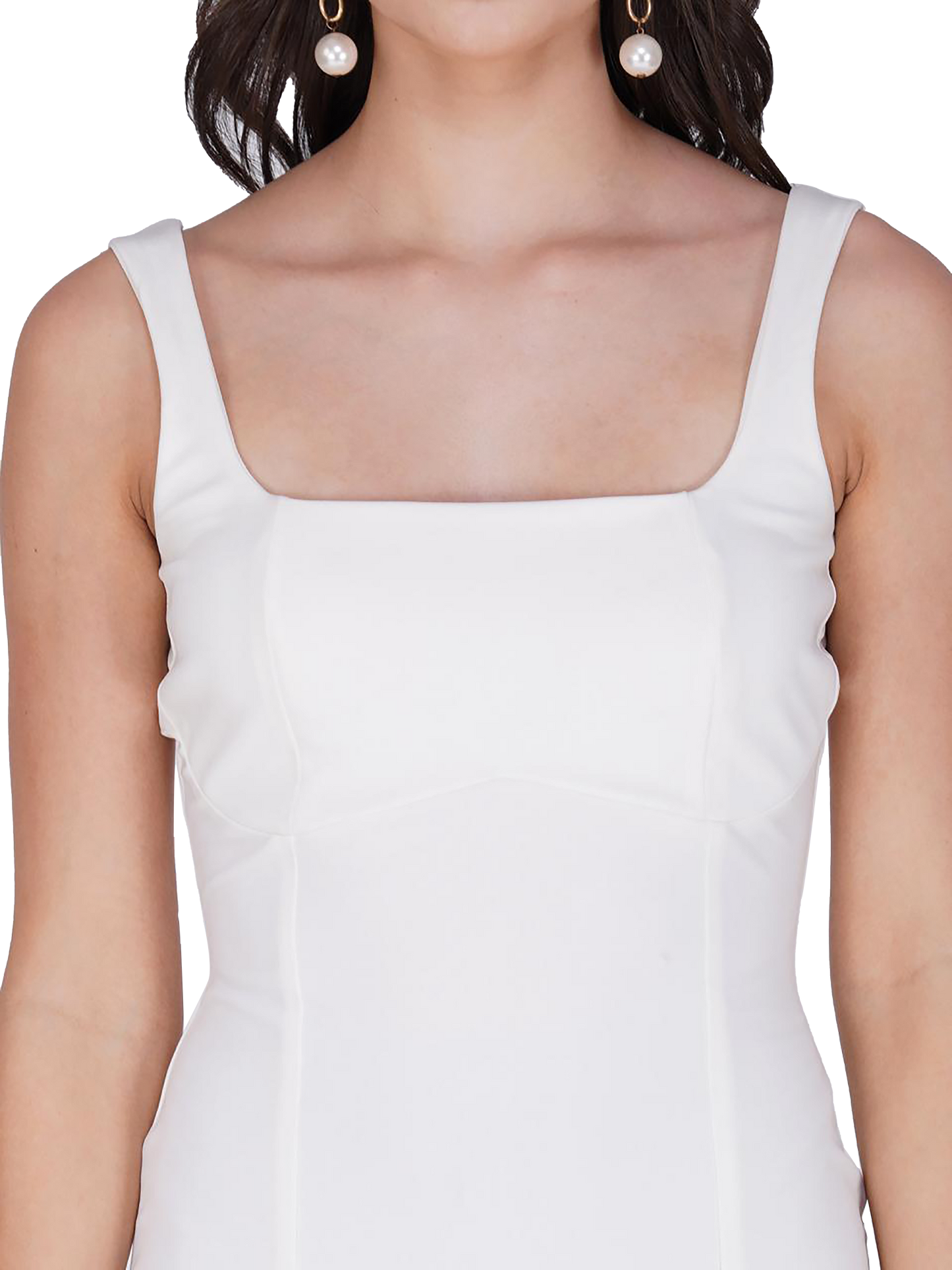 Alpine White Short Dress