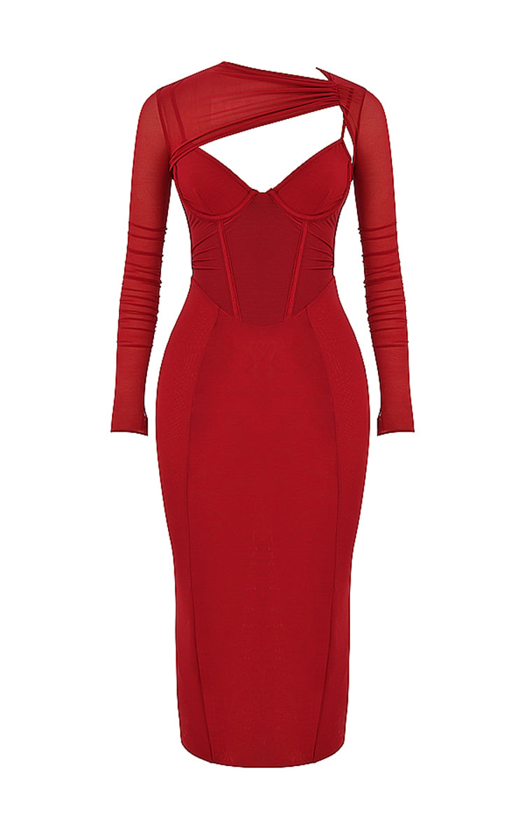 Scarlet Luxe Dress