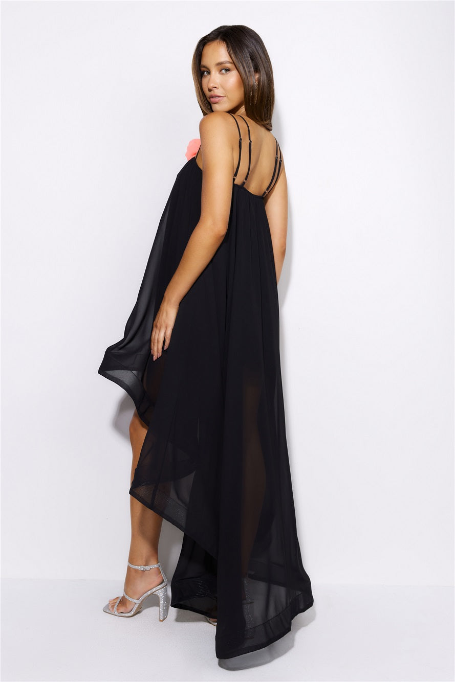Draped Hem Dress