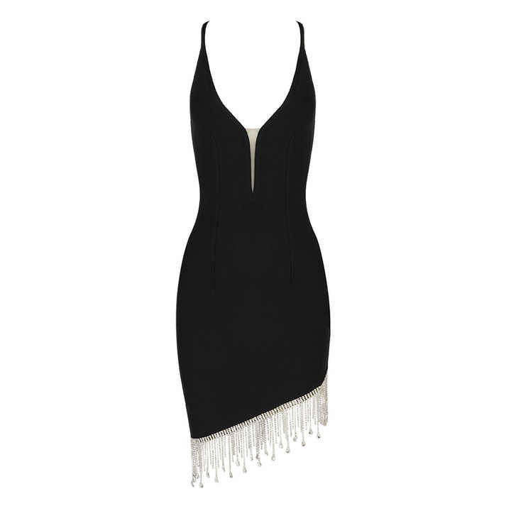 Side Cascade Dress