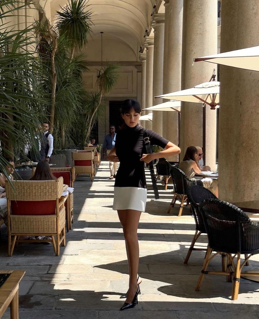 Bold Stare Mini Dress