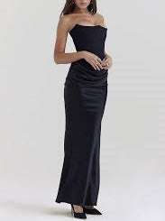 Black Amber Long Dress