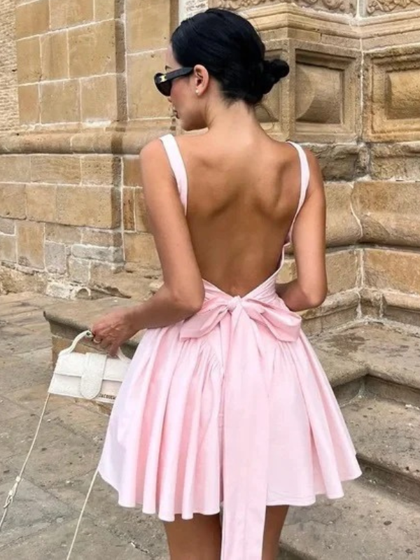 Whispered bow dress