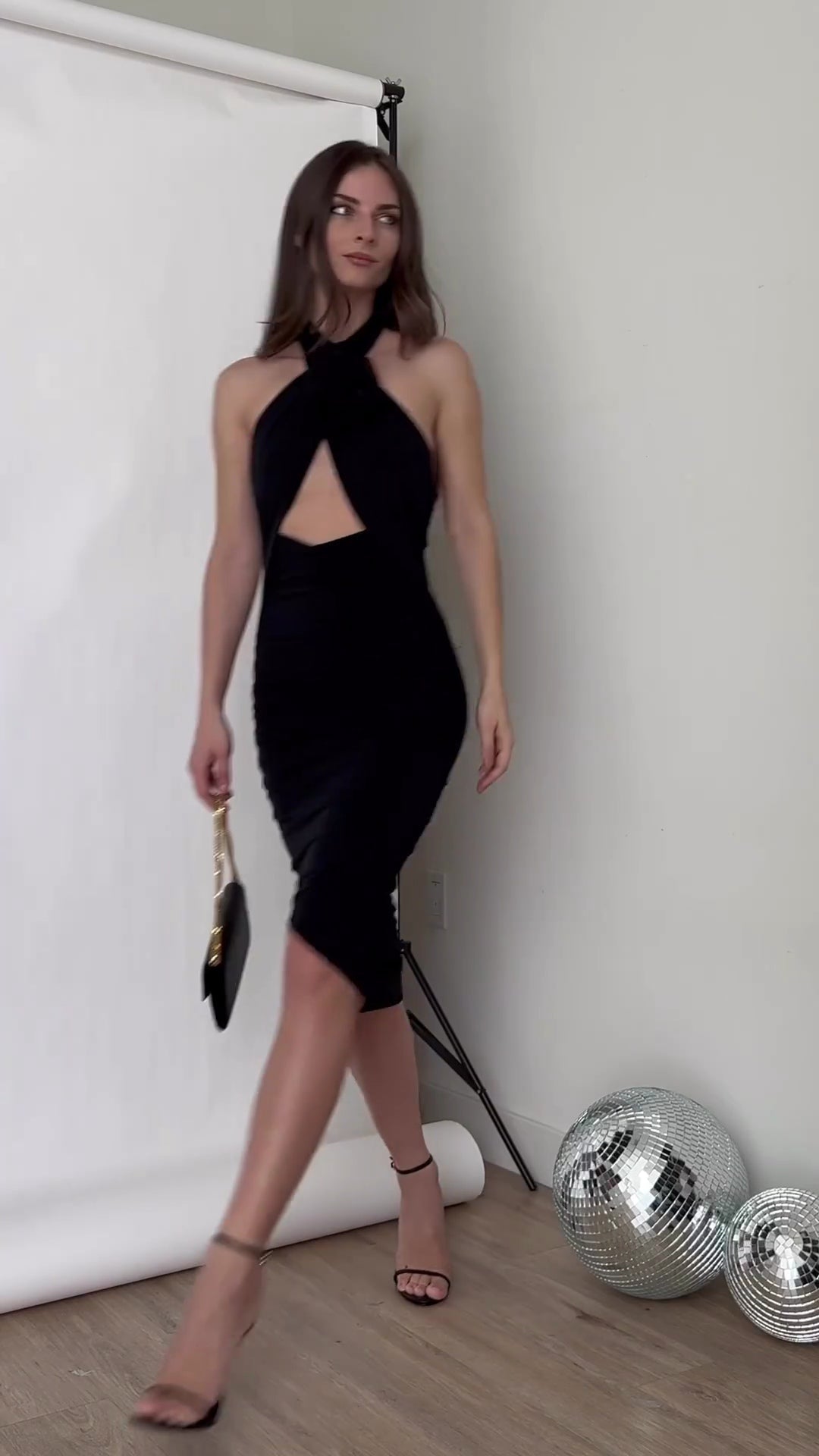 Chic Cross-Body Dress