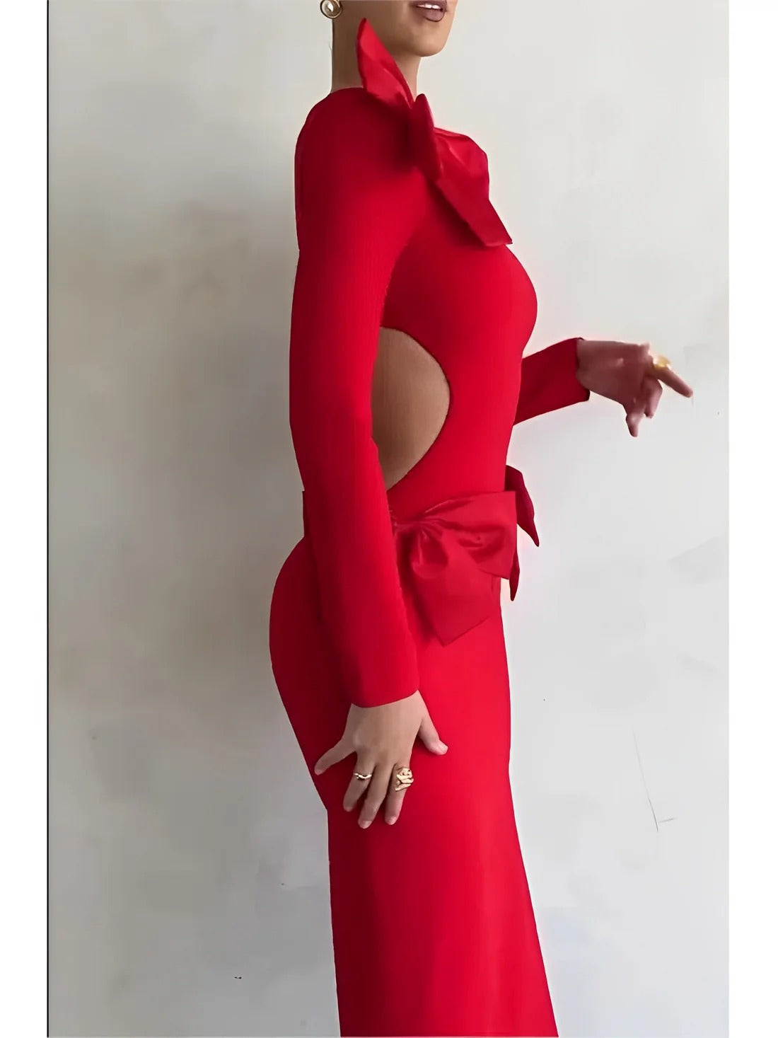 Rose Blossom Bow Dress