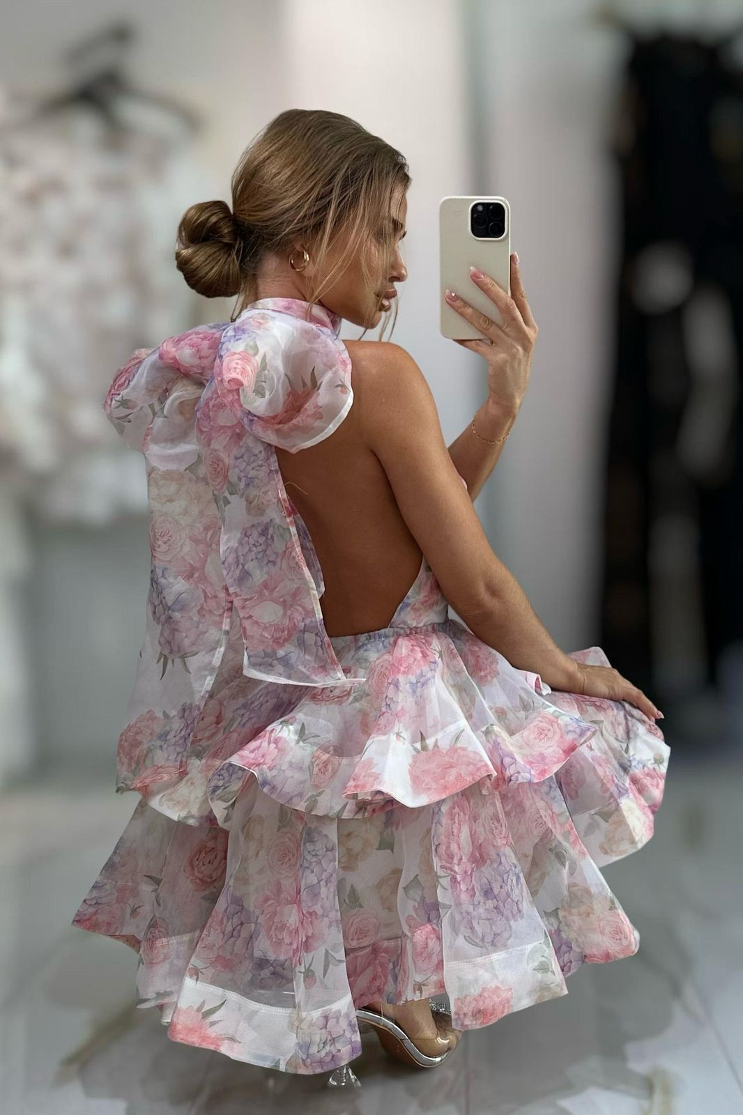 Twilight Petals Short Dress