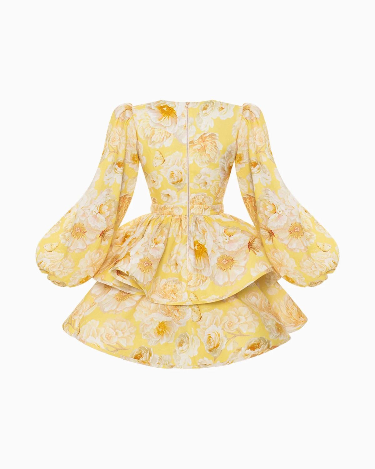 Azure Petal Short Dress