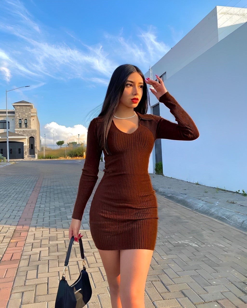 Skin-Fit Bodycon Dress