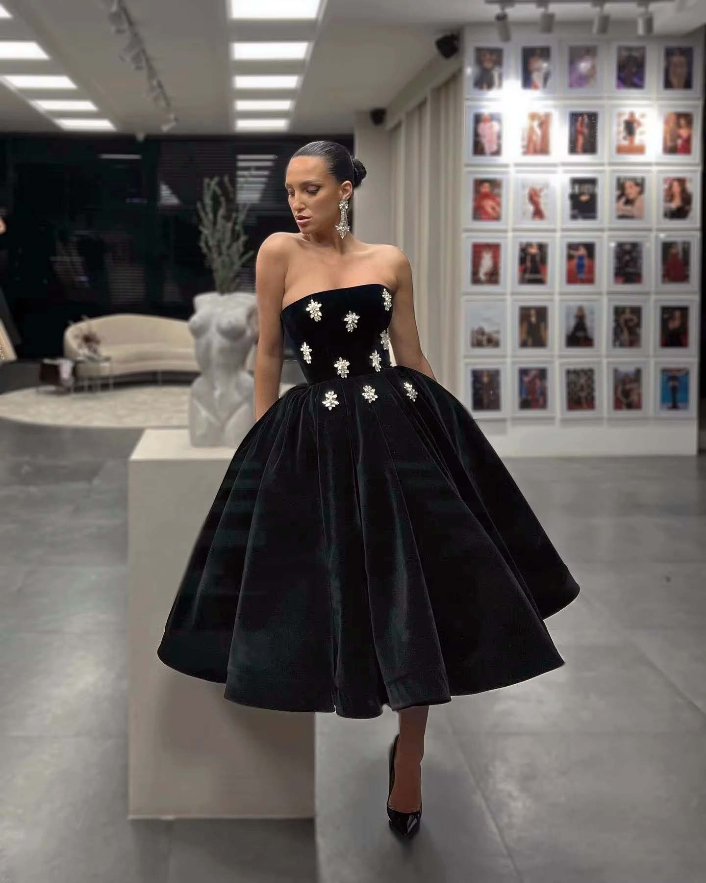 Pobella Frosted Stone Dress