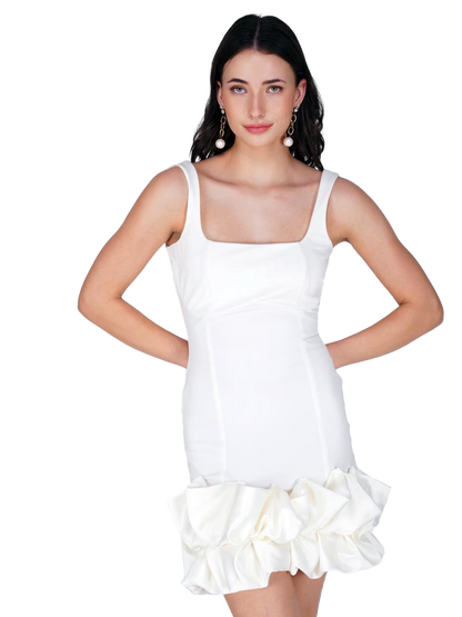 Alpine White Short Dress