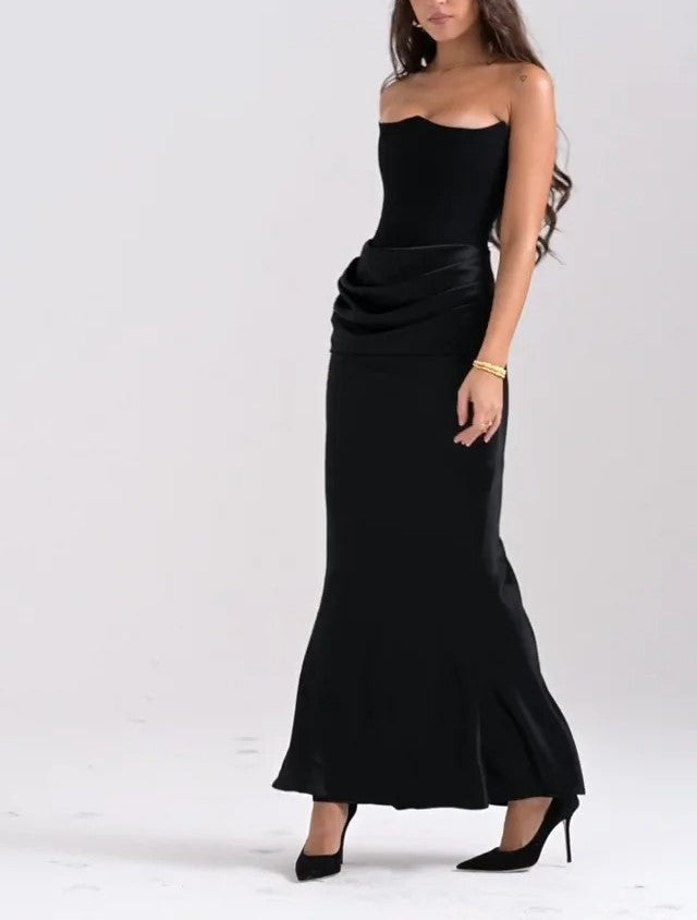 Black Amber Long Dress