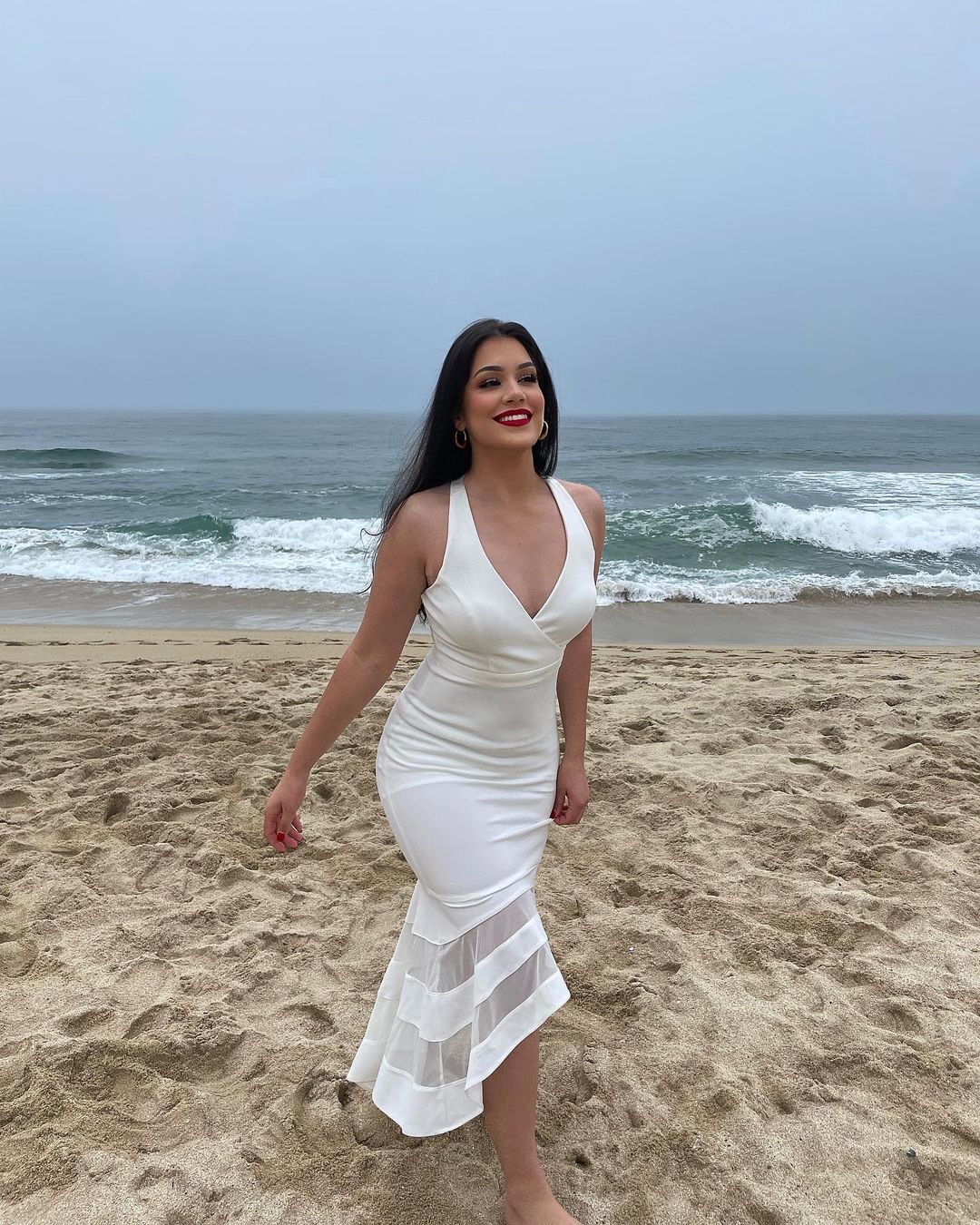 Sleek Midi Dress