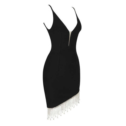 Side Cascade Dress
