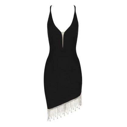 Side Cascade Dress