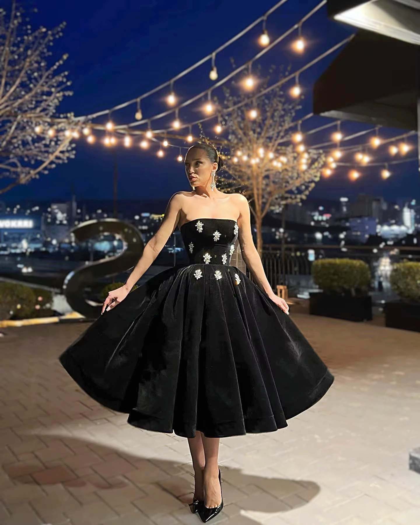 Pobella Frosted Stone Dress