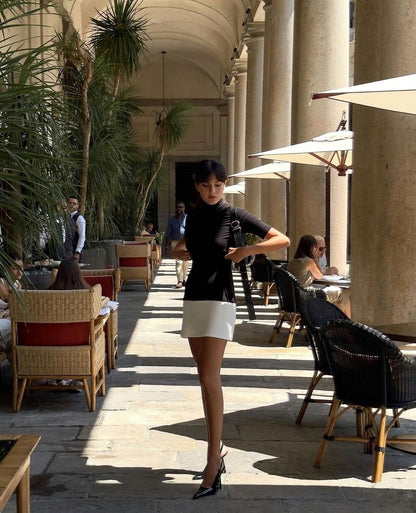 Bold Stare Mini Dress