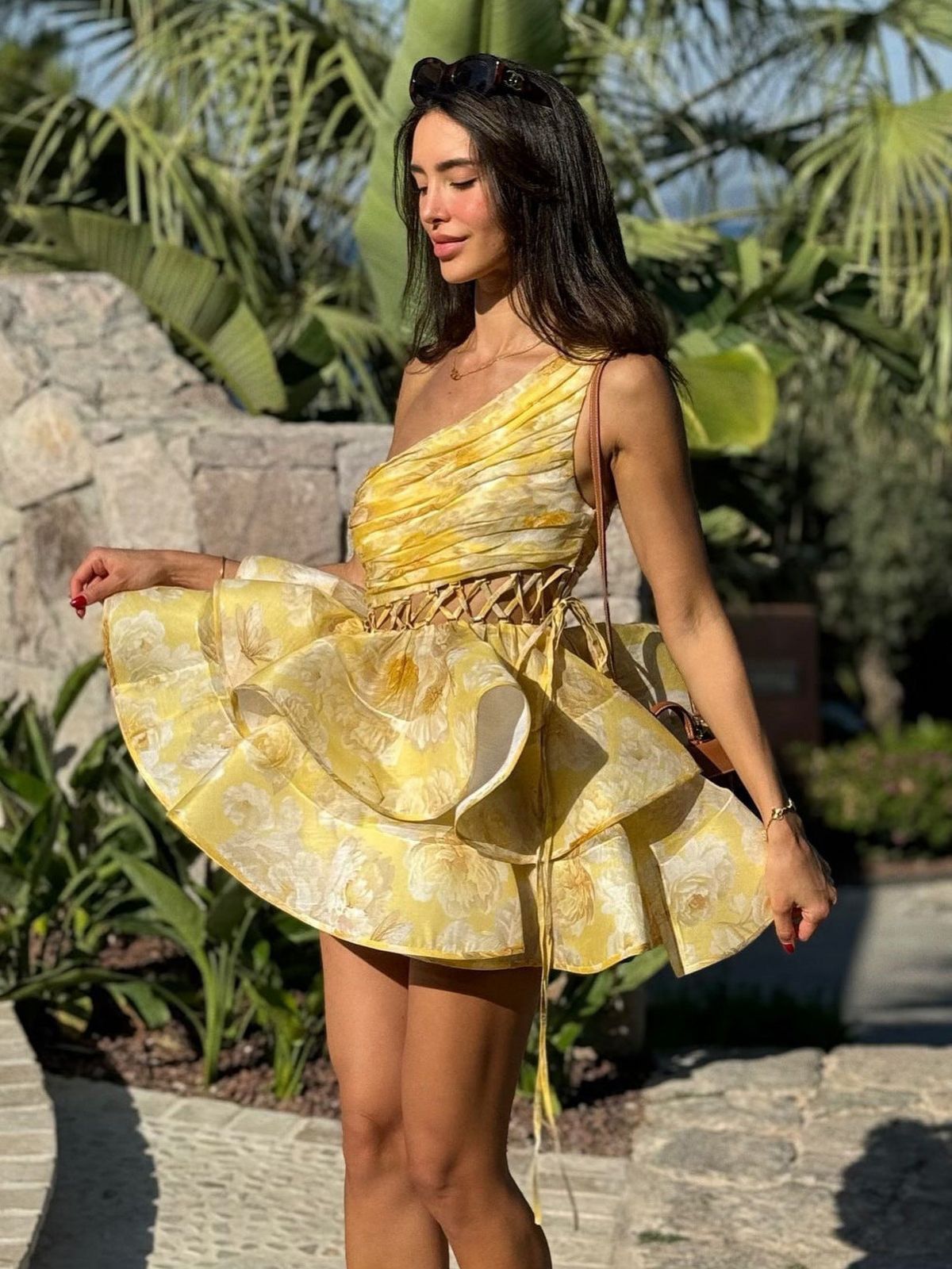 Sunblush Ruffle Short Dress