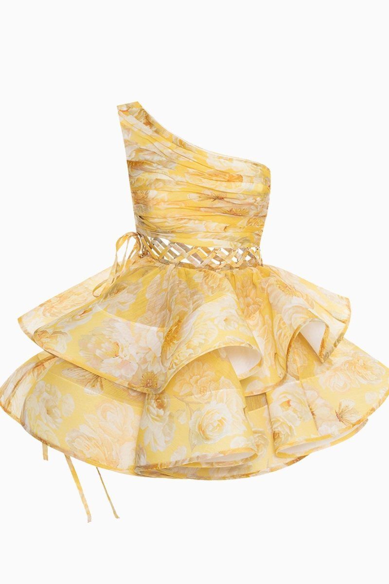 Sunblush Ruffle Short Dress