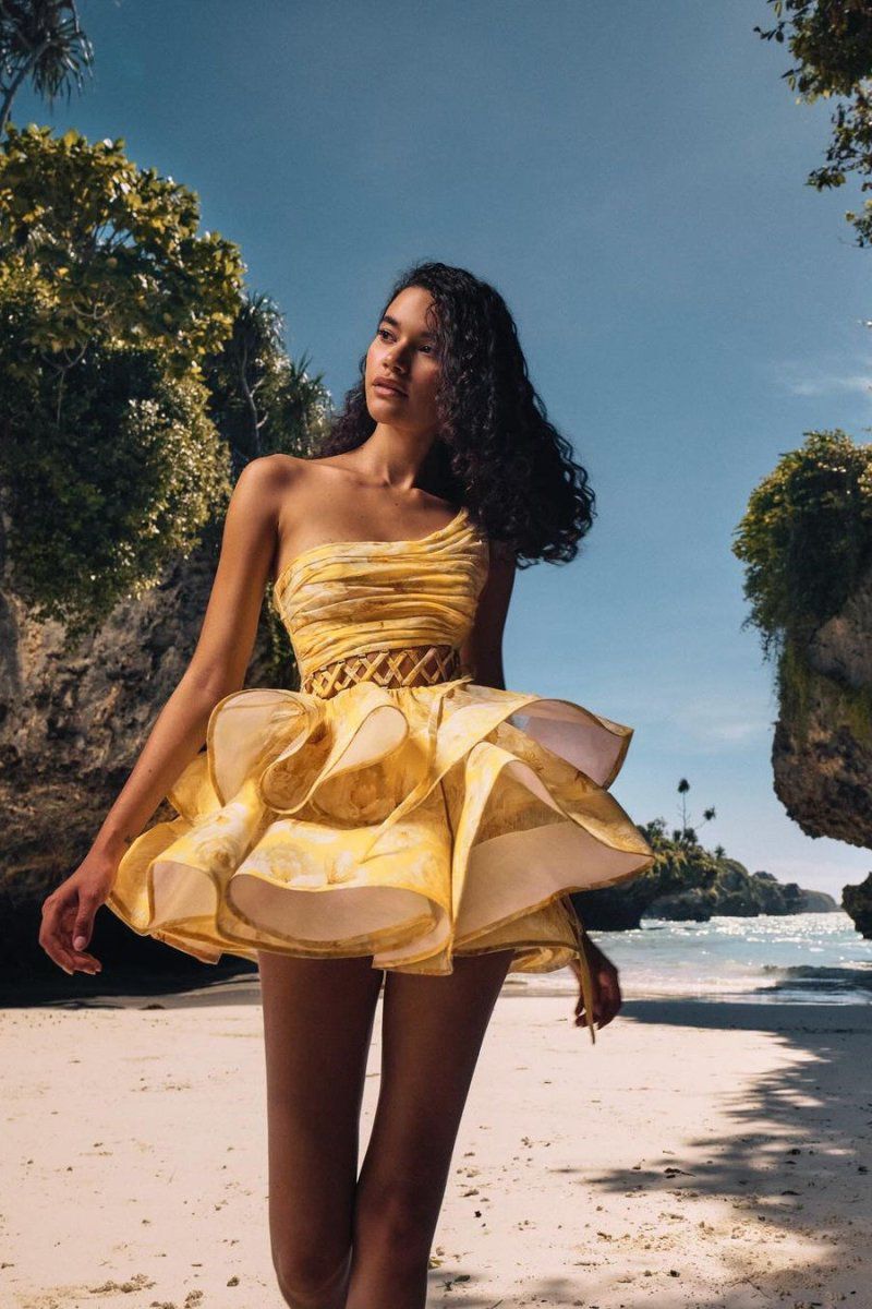 Sunblush Ruffle Short Dress