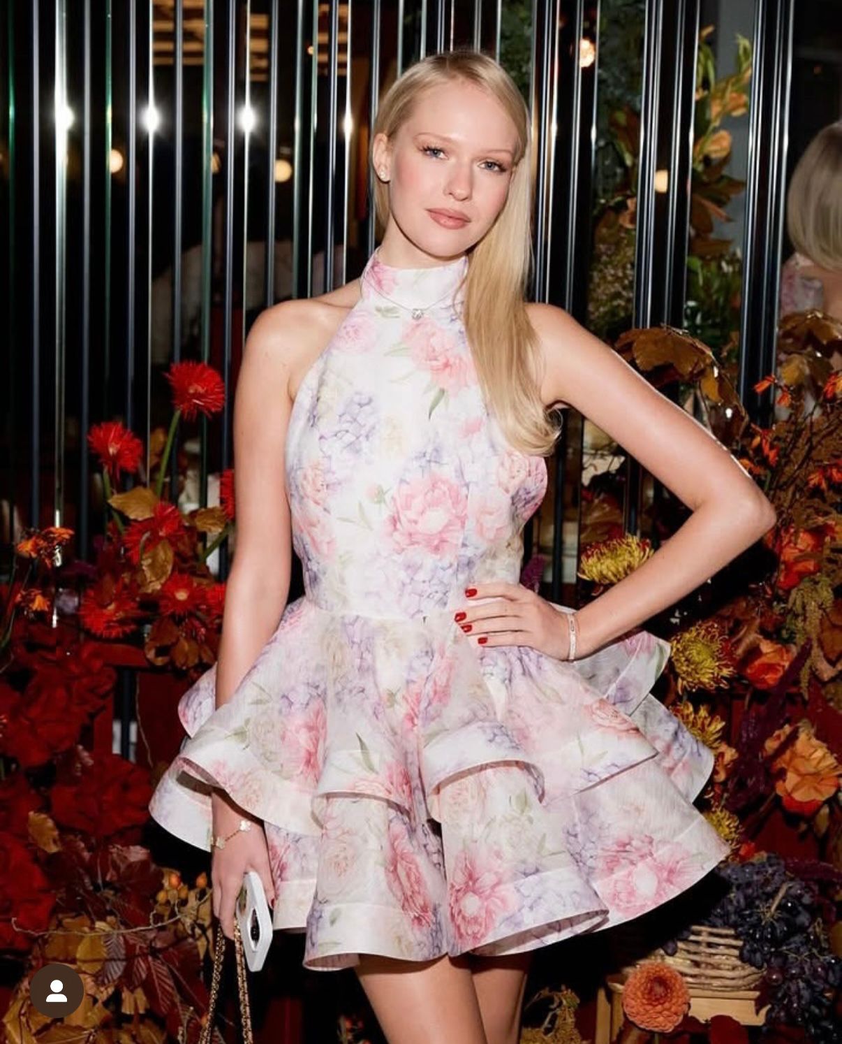 Twilight Petals Short Dress