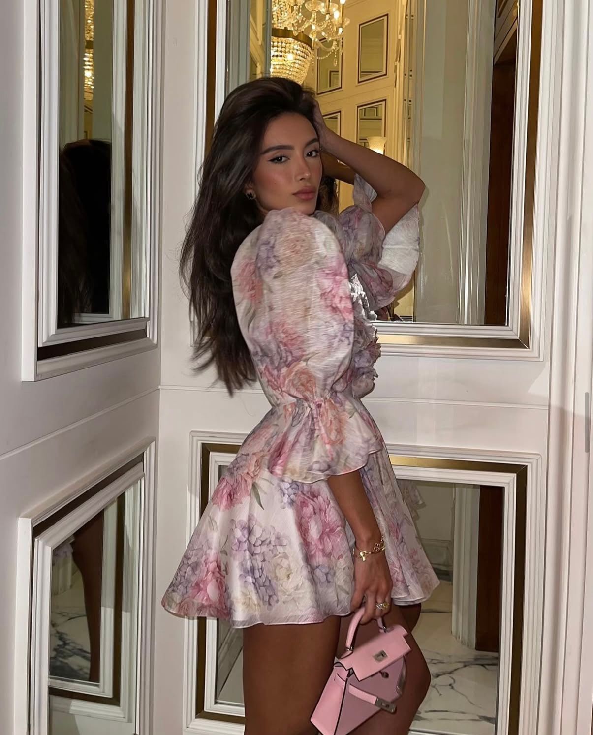 Seraphina Rosé Short Dress