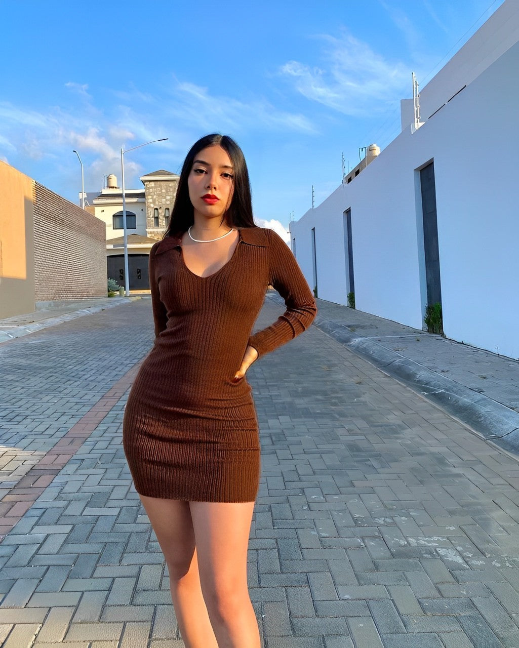 Skin-Fit Bodycon Dress